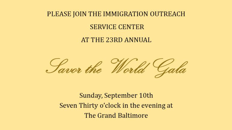 Savor The World Gala Fall 2023 at the Grand Baltimore