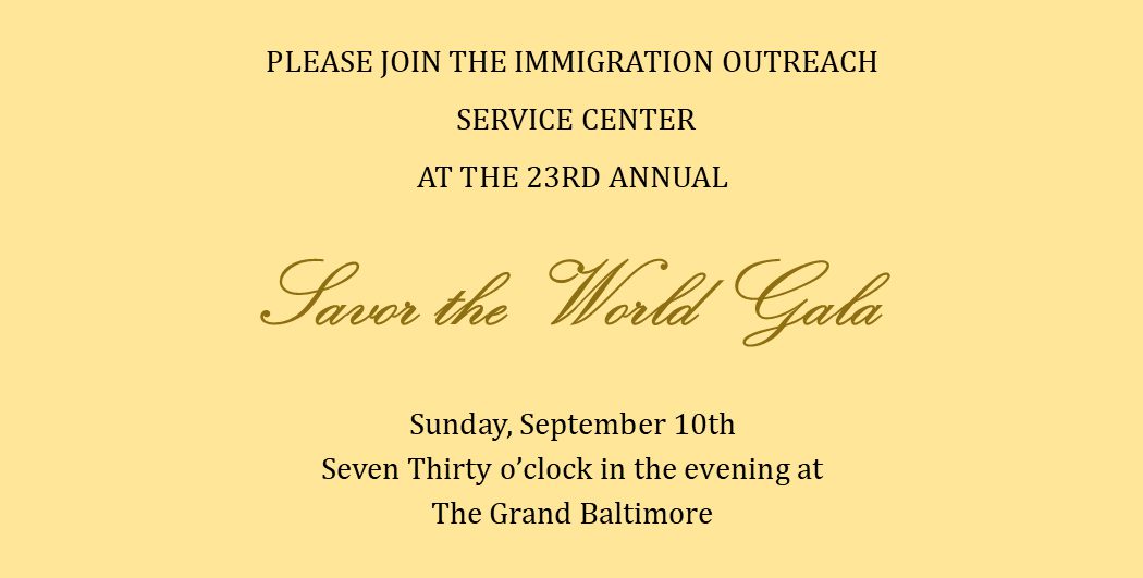 Savor The World Gala Fall 2023 at the Grand Baltimore